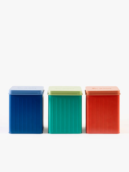 Sur La Table Set of 3 Storage Tins