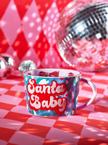 Eleanor Bowmer Festive Santa Baby Mug