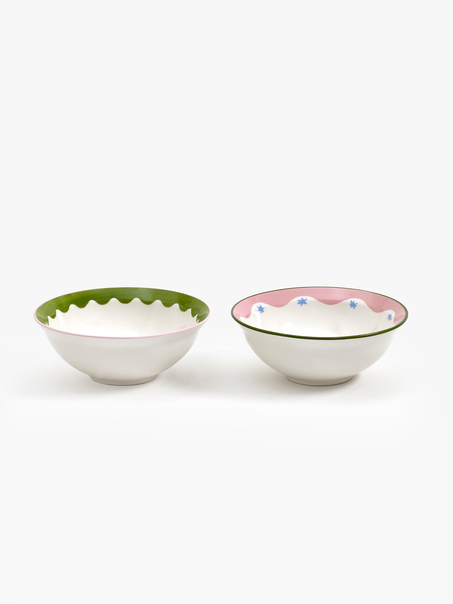 Eleanor Bowmer Set of 2 Sun &amp; Lips Nibble Bowls