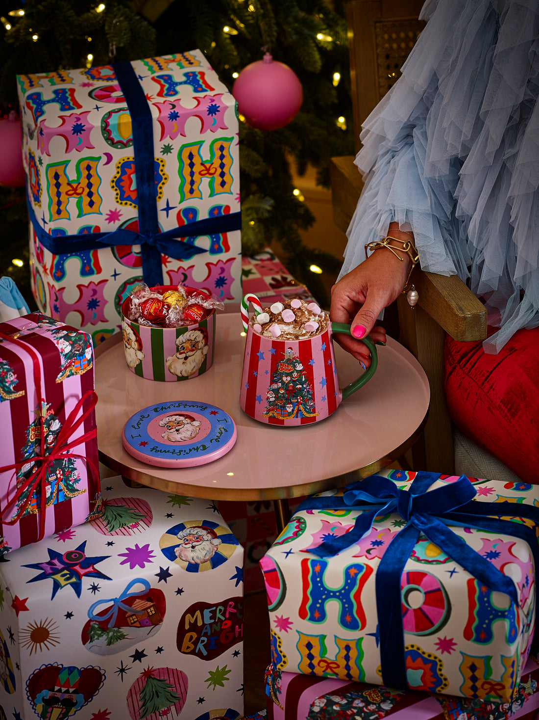 Eleanor Bowmer Fabulously Festive Mug & Coaster Set