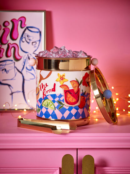 Eleanor Bowmer Ice Bucket &amp; Tongs