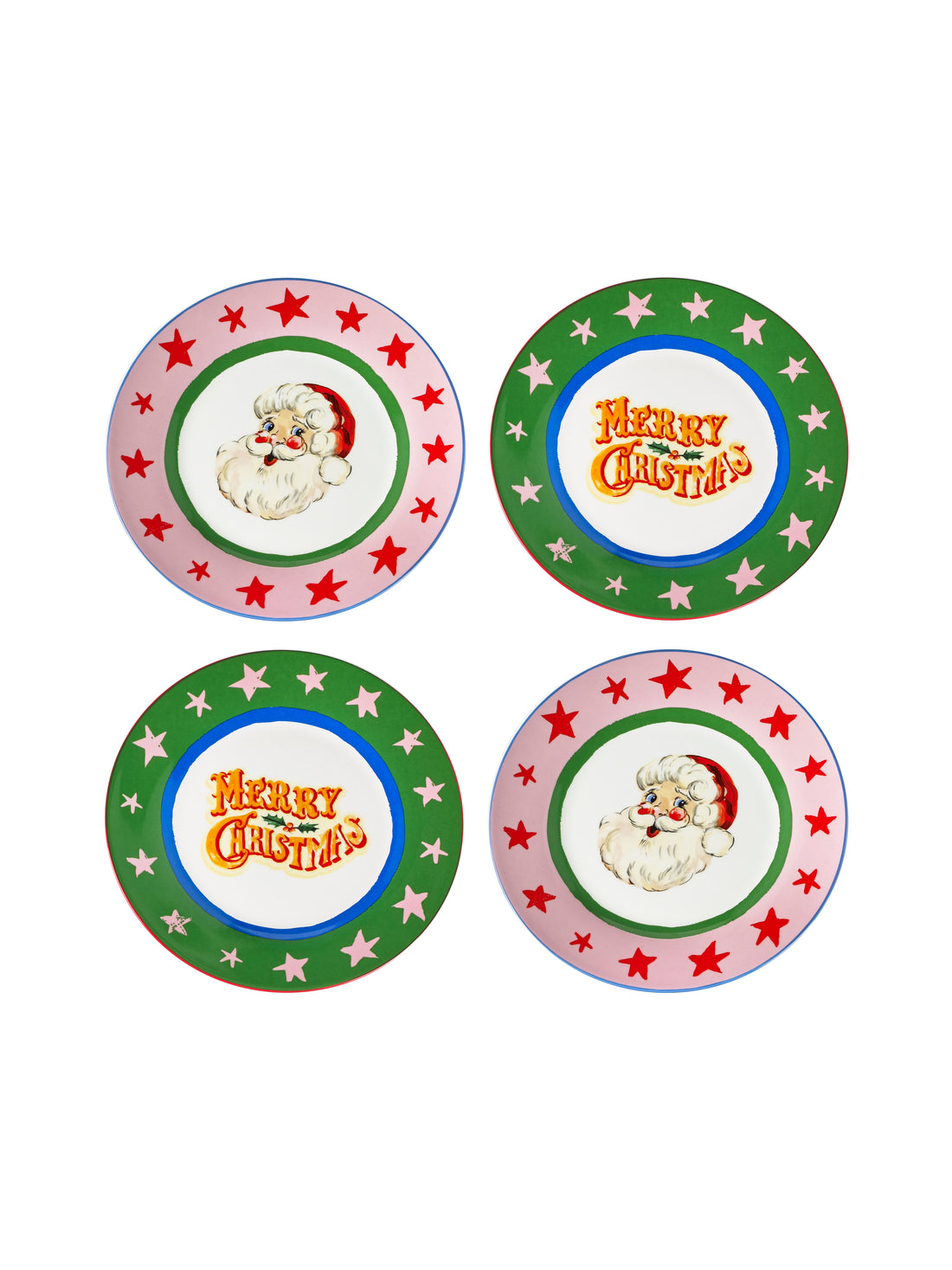 Eleanor Bowmer Fabulously Festive Set of 4 Cake Plates