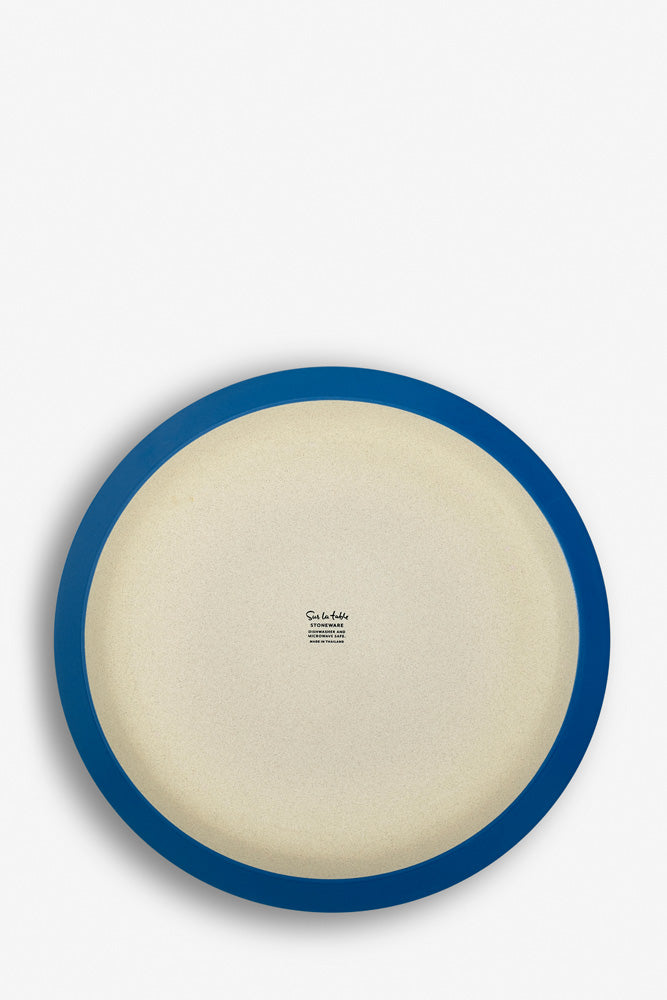 Sur La Table Blue Dinner Plate