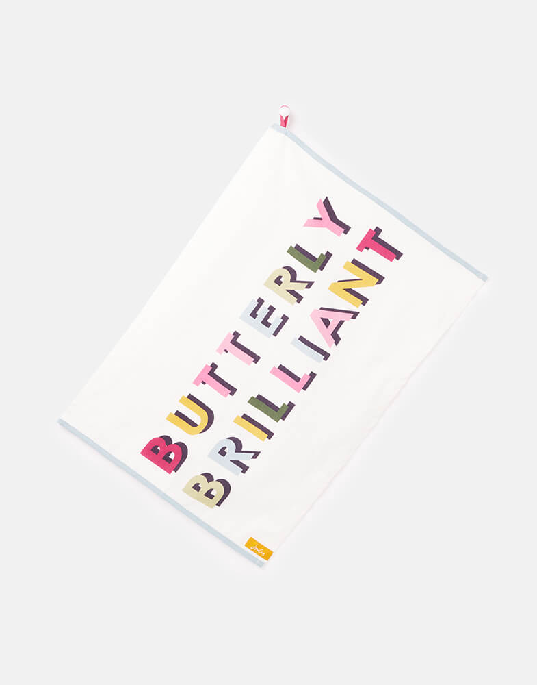 Joules Butterfly Brilliant Single Tea Towel