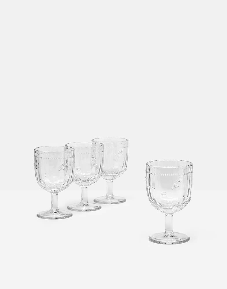 Joules Bee Wine Glass (Set of 4)