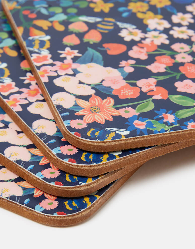 Joules Country Cottage Ditsy Floral Coasters (Set of 4)