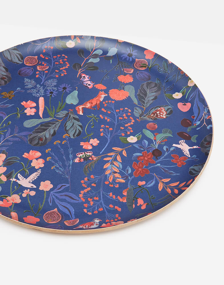Joules Country Cottage Large Round Tray