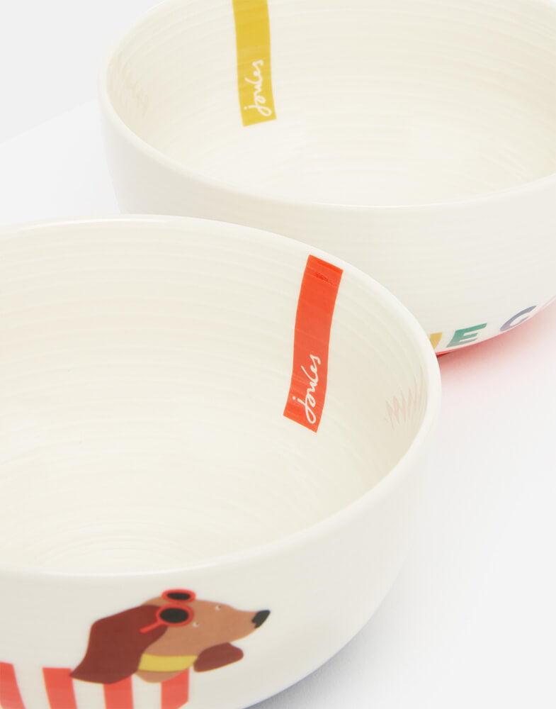Joules Dachshund Cereal Bowl (Set of 2)
