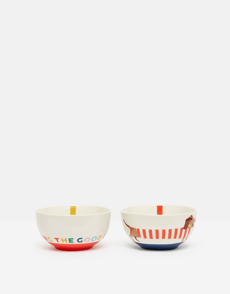 Joules Dachshund Cereal Bowl (Set of 2)