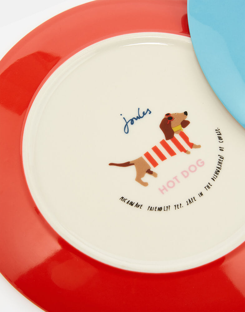 Joules Dachshund Side Plate (Set of 2)