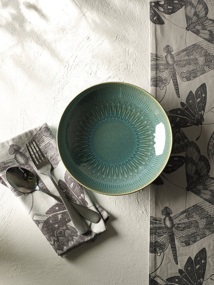 Kew Gardens Living Jewels Teal Pasta Bowl