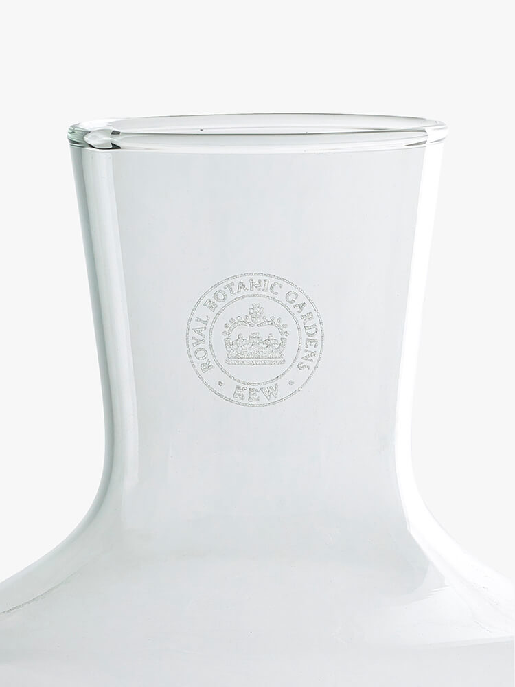 Kew Gardens Living Jewels Recycled Carafe Etched Logo
