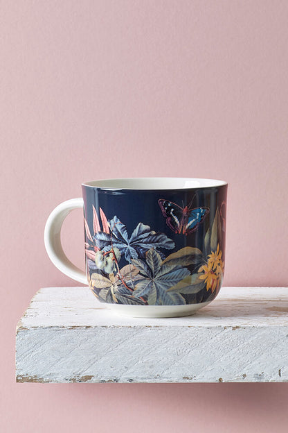 Kew Gardens Midnight Floral Mug