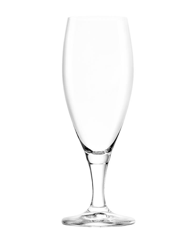 Crystal Footed Beer Glasses Set of 4 Pure Table Top