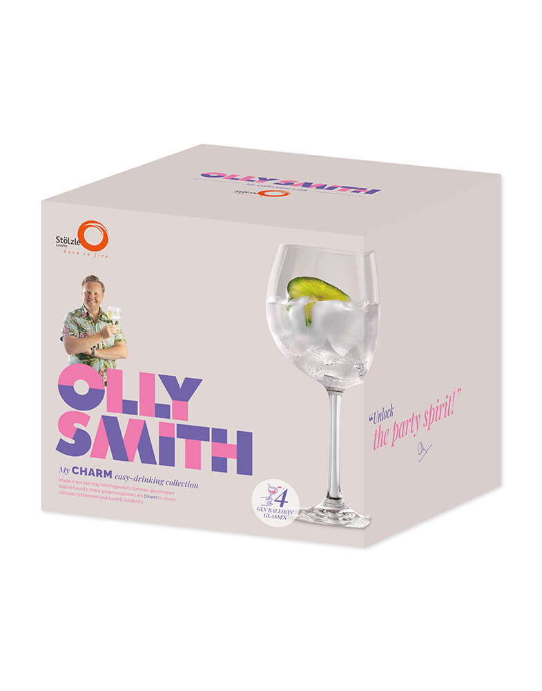 Olly Smith Charm Gin Glasses (Set of 4)