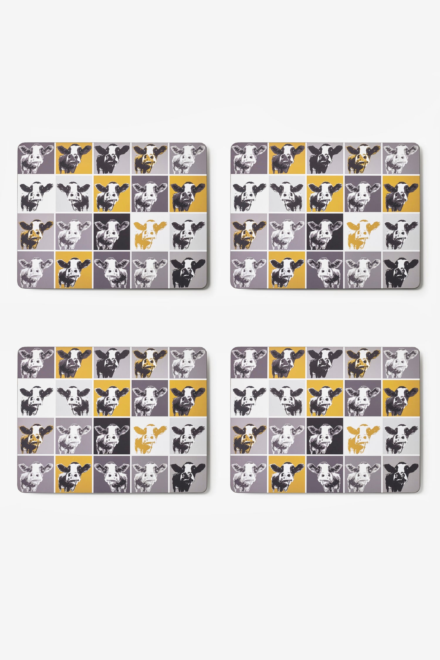 MM Sketch Moo Placemats Set of 4