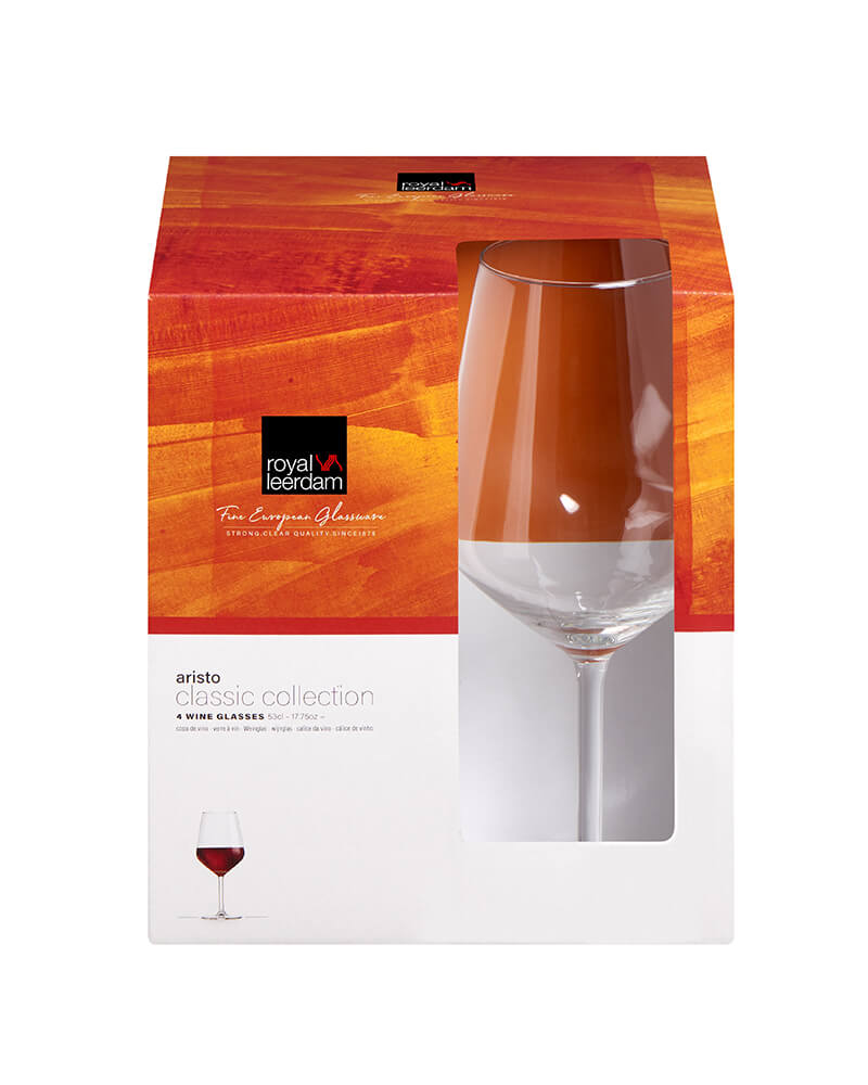 Royal Leerdam Aristo Red Wine Glasses (Set of 4)
