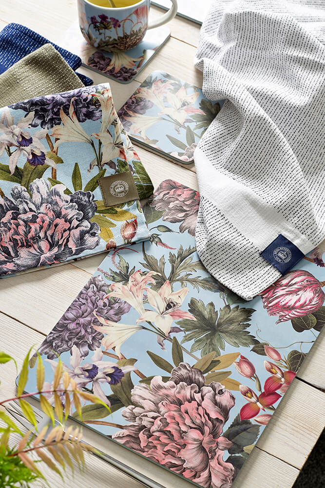 Kew Gardens Bee Floral Tea Towels (Set of 2)