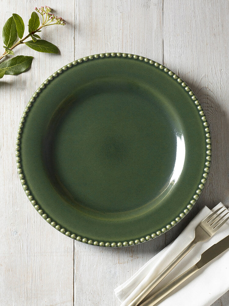 MM Living Green Bobble Dinner Plate